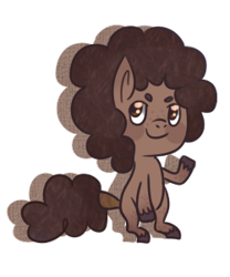 Size: 250x300 | Tagged: safe, artist:cloudbrownie, imported from derpibooru, oc, oc only, oc:rice paddy, earth pony, pony, icon, looking at you, raised hoof, request, simple background, solo, transparent background