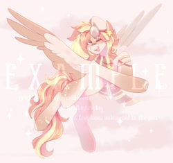Size: 1828x1716 | Tagged: safe, artist:cofiiclouds, imported from derpibooru, oc, oc only, pegasus, pony, pink background, simple background, solo