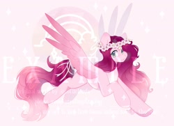 Size: 2518x1827 | Tagged: safe, artist:cofiiclouds, imported from derpibooru, oc, oc only, pegasus, pony, simple background, solo, watermark