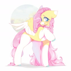 Size: 1800x1800 | Tagged: safe, artist:cofiiclouds, imported from derpibooru, oc, oc only, pony, simple background, solo, watermark, white background