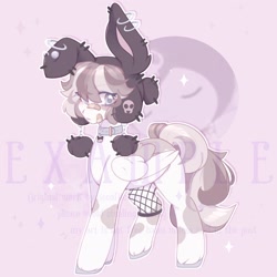 Size: 2200x2200 | Tagged: safe, artist:cofiiclouds, imported from derpibooru, oc, oc only, oc:kuromi, earth pony, pony, simple background, solo