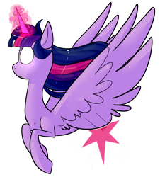 Size: 1024x1132 | Tagged: safe, artist:chandelurres, imported from derpibooru, twilight sparkle, alicorn, pony, female, magic, mare, simple background, solo, spread wings, transparent background, twilight sparkle (alicorn), wings