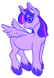 Size: 1500x2165 | Tagged: safe, artist:funfish1000, imported from derpibooru, twilight sparkle, alicorn, pony, female, simple background, solo, transparent background, twilight sparkle (alicorn), wide eyes