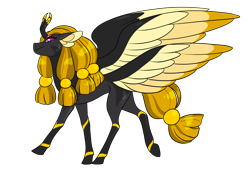 Size: 1280x876 | Tagged: safe, artist:animalstamp, imported from derpibooru, oc, unicorn, four wings, multiple wings, solo, wings