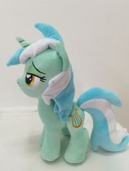 Size: 1440x1920 | Tagged: safe, artist:symbiotestudios, imported from derpibooru, lyra heartstrings, pony, unicorn, female, horn, irl, mare, official, photo, plushie, smiling, solo