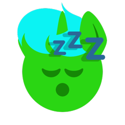 Size: 500x500 | Tagged: safe, artist:aria_art, imported from derpibooru, oc, oc only, oc:green byte, pony, emoji, onomatopoeia, simple background, sleeping, solo, sound effects, transparent background, zzz