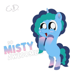 Size: 1680x1680 | Tagged: safe, artist:everydaydashie, imported from derpibooru, pony, unicorn, bipedal, cute, female, g5, misty brightdawn, simple background, solo, transparent background