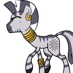 Size: 1024x1024 | Tagged: safe, artist:chandelurres, imported from derpibooru, zecora, zebra, female, simple background, solo, transparent background