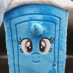 Size: 3024x3024 | Tagged: safe, artist:melodisde, imported from derpibooru, trixie, :3, female, horn, inanimate tf, irl, photo, plushie, transformation