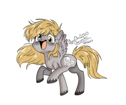 Size: 1200x1000 | Tagged: safe, artist:butt0ns2010, imported from derpibooru, derpy hooves, pegasus, pony, cute, derpabetes, female, open mouth, simple background, solo, white background