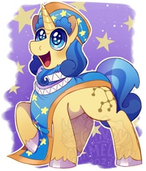 Size: 857x1000 | Tagged: safe, artist:candychameleons, imported from derpibooru, oc, oc only, pony, unicorn, beard, facial hair, horn, male, solo, unicorn oc