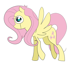 Size: 1024x1024 | Tagged: safe, artist:chandelurres, imported from derpibooru, fluttershy, pegasus, pony, female, mare, simple background, solo, spread wings, transparent background, wings