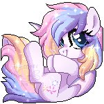 Size: 150x150 | Tagged: safe, artist:fluttershykin, imported from derpibooru, oc, bat pony, pony, solo