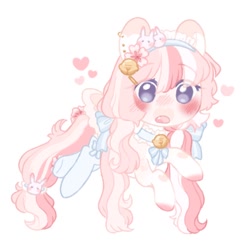 Size: 874x890 | Tagged: safe, artist:cinnaxiuart, imported from derpibooru, oc, pony, blushing, foal, solo