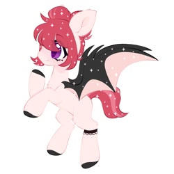 Size: 1500x1500 | Tagged: safe, artist:dreamyveon_, imported from derpibooru, oc, bat pony, pony, solo, wings