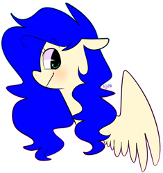 Size: 1024x1090 | Tagged: safe, artist:chandelurres, imported from derpibooru, oc, oc:moonbrush, pegasus, pony, female, mare, simple background, solo, spread wings, transparent background, wings