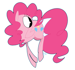 Size: 1024x946 | Tagged: safe, artist:chandelurres, imported from derpibooru, pinkie pie, earth pony, pony, female, mare, simple background, solo, transparent background