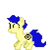 Size: 104x103 | Tagged: safe, artist:angellightyt, imported from derpibooru, oc, oc only, earth pony, pony, animated, bouncing, earth pony oc, eyes closed, female, gif, mare, pixel art, simple background, solo, transparent background