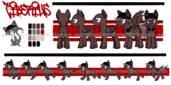Size: 1024x512 | Tagged: safe, artist:gummysharkcircus, imported from derpibooru, oc, oc only, oc:tiberius running, pegasus, pegasus oc, reference sheet, simple background, solo, transparent background, watermark