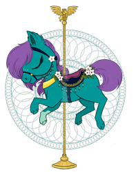 Size: 800x1000 | Tagged: safe, artist:gummysharkcircus, imported from derpibooru, oc, oc only, oc:morning glory, carousel, female, mare, simple background, solo, transparent background