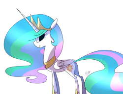 Size: 1024x787 | Tagged: safe, artist:chandelurres, imported from derpibooru, princess celestia, alicorn, pony, female, mare, simple background, solo, transparent background, wings