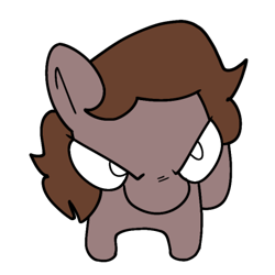 Size: 406x406 | Tagged: safe, imported from ponybooru, oc, angry, female, looking at you, mare, simple background, transparent background