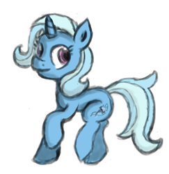 Size: 585x603 | Tagged: safe, artist:phillnana, imported from derpibooru, trixie, unicorn, female, mare, simple background, sketch, solo, transparent background