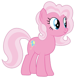 Size: 1200x1200 | Tagged: safe, artist:prixy05, imported from derpibooru, pinkie pie (g3), earth pony, pony, g3, g3 to g4, g4, generation leap, simple background, solo, transparent background, vector