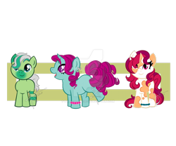 Size: 900x750 | Tagged: safe, artist:gummysharkcircus, imported from derpibooru, oc, earth pony, unicorn, colt, deviantart watermark, earth pony oc, female, filly, foal, horn, male, obtrusive watermark, simple background, transparent background, unicorn oc, watermark
