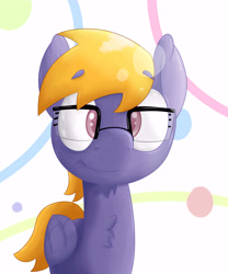 Size: 5000x6000 | Tagged: safe, artist:thederpyenthusiast, imported from derpibooru, oc, oc only, pegasus, pony, glasses, lens flare, looking at you, male, pegasus oc, simple background, smiling, solo, stallion