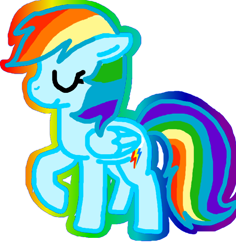Size: 662x700 | Tagged: safe, artist:chandelurres, imported from derpibooru, rainbow dash, pegasus, pony, female, mare, simple background, solo, wings
