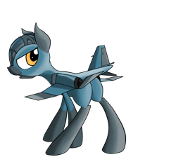 Size: 856x800 | Tagged: artist needed, safe, imported from derpibooru, oc, oc only, unnamed oc, original species, plane pony, pony, butt, colt, f-4 phantom ii, foal, jet, jet fighter, jet plane, looking at you, looking back, looking back at you, male, plane, plot, pose, simple background, solo, transparent background