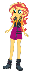 Size: 1900x4612 | Tagged: safe, artist:gmaplay, imported from derpibooru, sunset shimmer, human, equestria girls, equestria girls series, adorkable, cute, dork, female, shimmerbetes, simple background, solo, transparent background