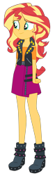 Size: 1900x5991 | Tagged: safe, artist:gmaplay, imported from derpibooru, sunset shimmer, human, equestria girls, equestria girls series, adorkable, cute, dork, female, shimmerbetes, simple background, solo, transparent background