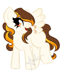 Size: 1600x1829 | Tagged: safe, artist:gummysharkcircus, imported from derpibooru, oc, oc only, oc:sweet birch, pegasus, pegasus oc, simple background