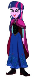 Size: 1024x2101 | Tagged: safe, artist:renthegodofhumor, imported from derpibooru, twilight sparkle, human, equestria girls, clothes, cosplay, costume, frozen (movie)