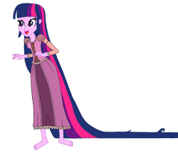 Size: 1024x909 | Tagged: safe, artist:renthegodofhumor, imported from derpibooru, twilight sparkle, human, equestria girls, clothes, cosplay, costume, rapunzel