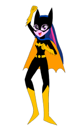 Size: 1024x1566 | Tagged: safe, artist:renthegodofhumor, imported from derpibooru, twilight sparkle, human, driving miss shimmer, equestria girls, equestria girls series, friendship games, sunset's backstage pass!, spoiler:eqg series (season 2), batgirl, boots, clothes, cosplay, costume, dc comics, gloves, motorcross, shoes, tara strong, transformers rise of the beasts, voice actor joke
