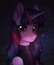 Size: 1818x2160 | Tagged: safe, artist:kaito_wivil, imported from derpibooru, twilight sparkle, pony, unicorn, bust, female, solo