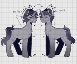 Size: 1280x1068 | Tagged: safe, artist:yun_nhee, imported from derpibooru, oc, oc only, pony, unicorn, reference sheet, solo