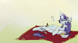 Size: 1202x665 | Tagged: safe, artist:sallybatbridge, imported from derpibooru, rarity, unicorn, outdoors, solo