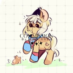 Size: 500x500 | Tagged: safe, artist:yun_nhee, imported from derpibooru, oc, oc only, earth pony, pony, solo