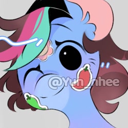 Size: 1000x1000 | Tagged: safe, artist:yun_nhee, imported from derpibooru, oc, oc only, earth pony, pony, solo