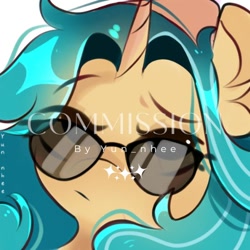 Size: 500x500 | Tagged: safe, artist:yun_nhee, imported from derpibooru, oc, oc only, pony, unicorn, solo