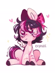 Size: 1536x2048 | Tagged: safe, artist:yun_nhee, imported from derpibooru, oc, oc only, oc:oopsie doodle, pegasus, pony, solo