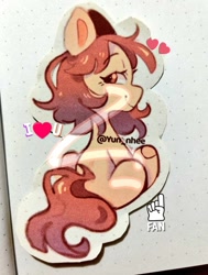 Size: 776x1024 | Tagged: safe, artist:yun_nhee, imported from derpibooru, oc, oc only, earth pony, pony, solo, traditional art