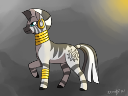 Size: 1280x960 | Tagged: safe, artist:animalstamp, imported from derpibooru, zecora, zebra, solo