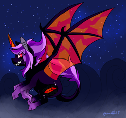 Size: 1280x1200 | Tagged: safe, artist:animalstamp, imported from derpibooru, oc, oc:crystalmind, alicorn, bat pony, solo