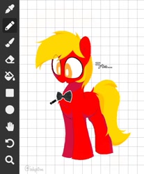 Size: 567x684 | Tagged: safe, artist:inkp0ne, imported from derpibooru, oc, oc only, earth pony, pony, solo