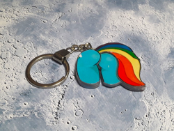 Size: 1280x960 | Tagged: safe, artist:made_by_franch, imported from derpibooru, rainbow dash, pegasus, butt, handmade, keychain, plot, solo, trinket